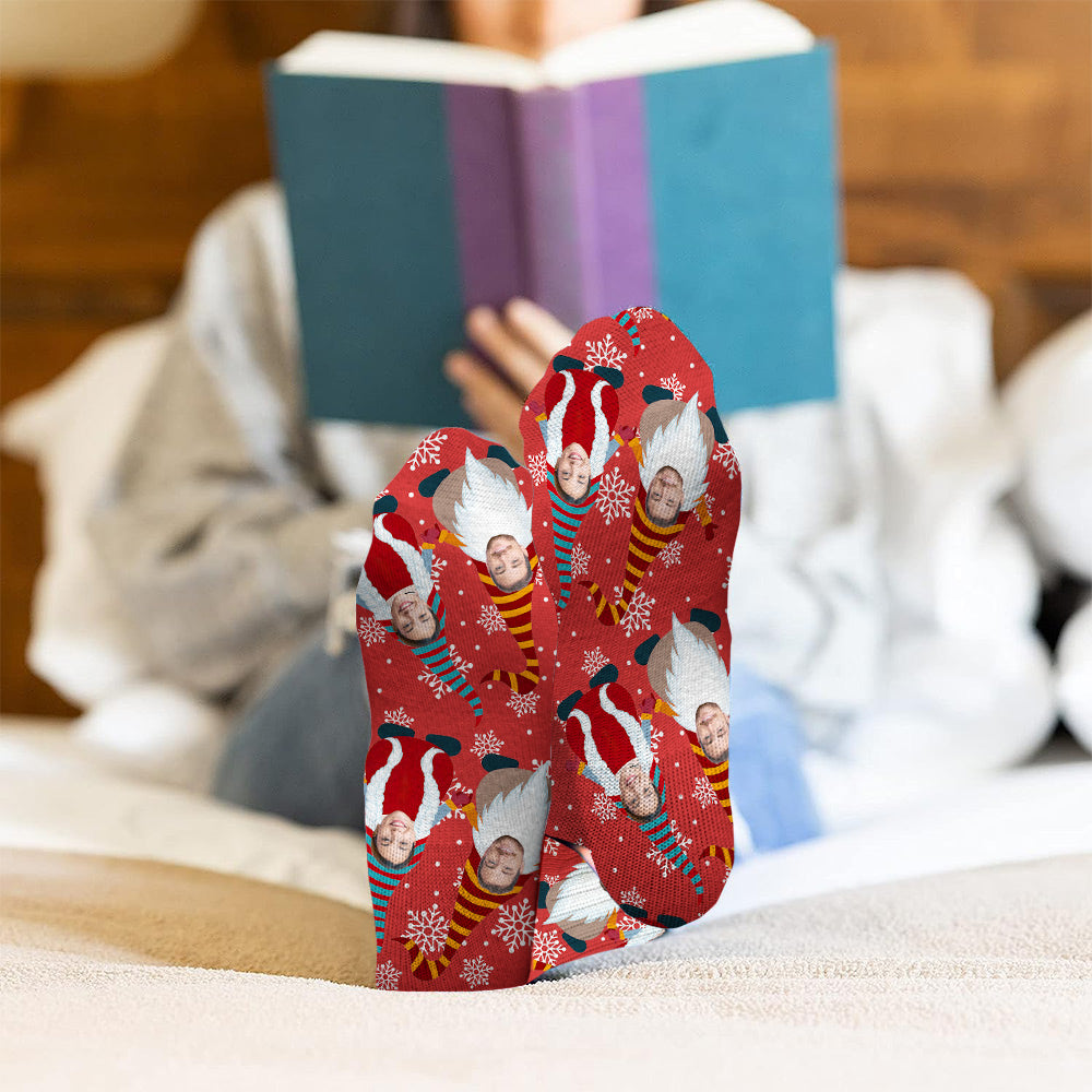 Merry Christmas - Personalized Couple Socks