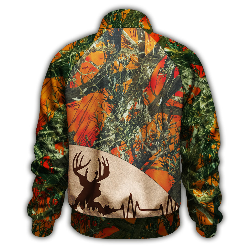Passionné de chasse - Veste de chasse zippée personnalisée