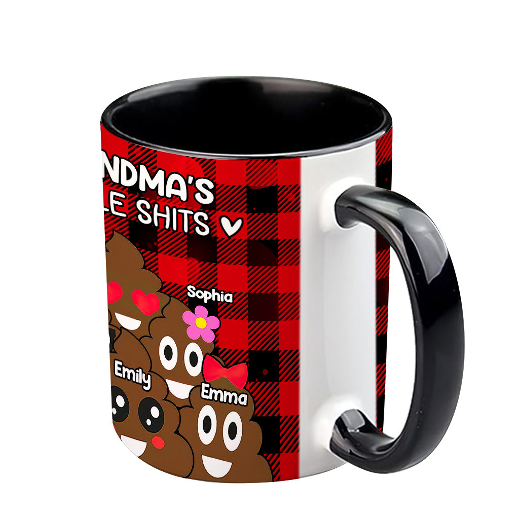 Grandma’s / Grandpa’s / Dad’s / Mom’s Little Cuties - Personalized Grandma Accent Mug