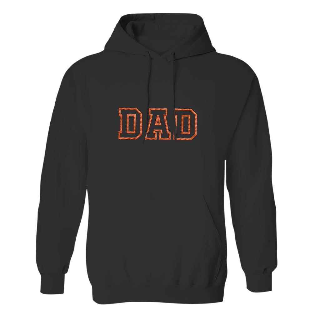Custom Name - Personalized Father Embroidered Hoodie