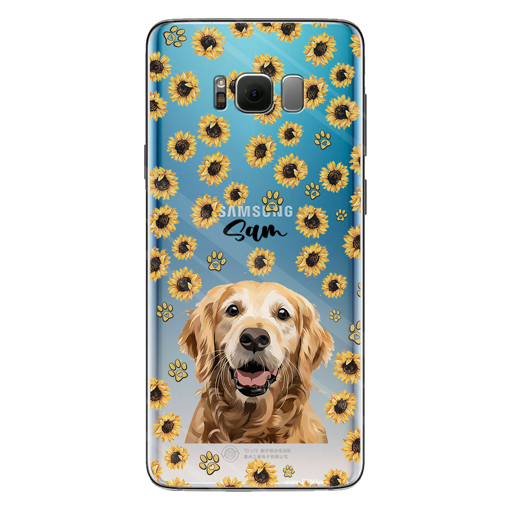 You Are My Sunshine - Personalized Dog Clear Phone Case