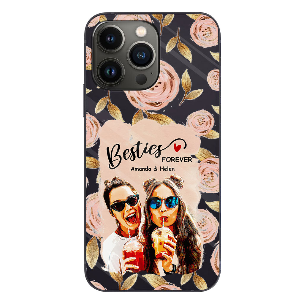 Besties Forever - Personalized Bestie Clear Phone Case