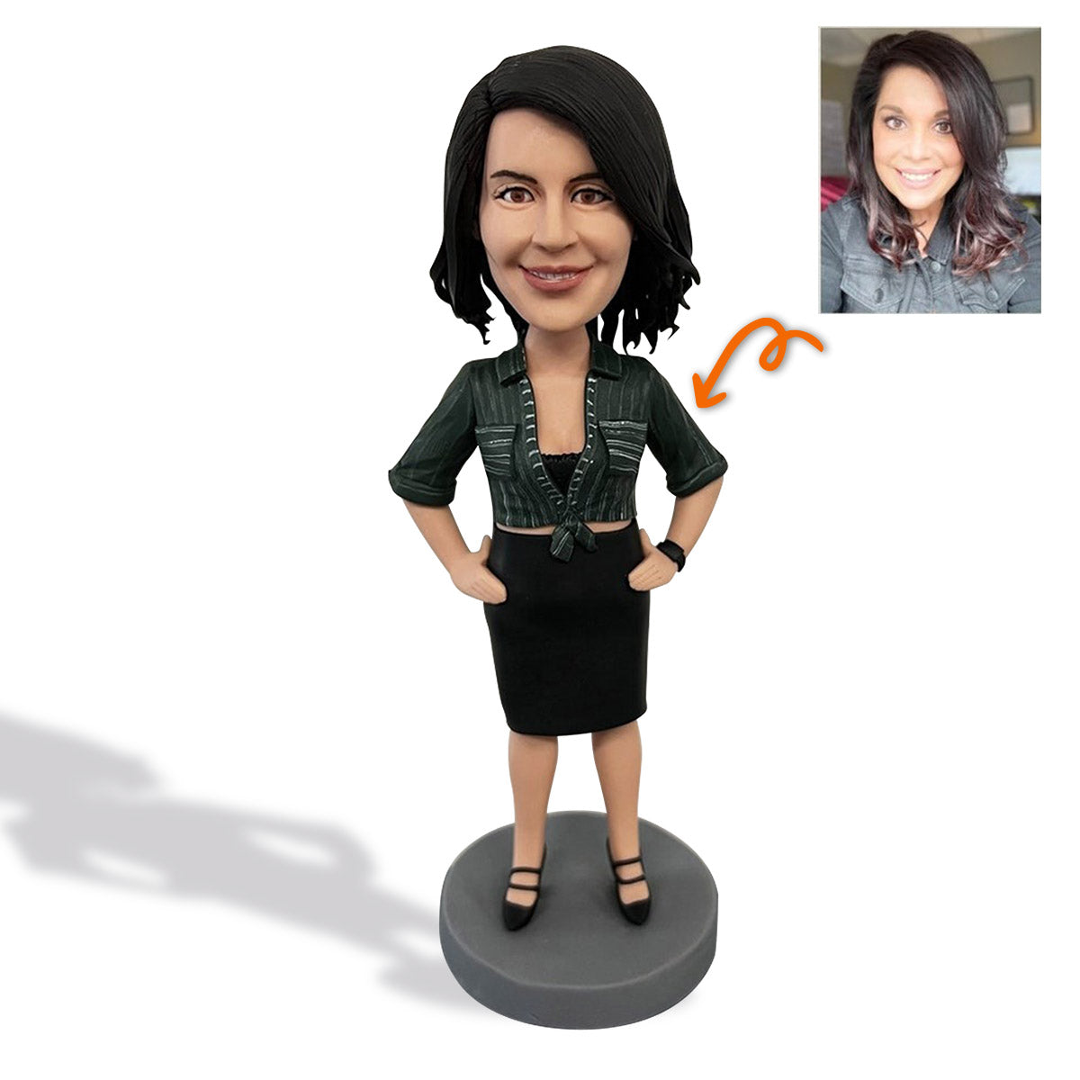 Custom Action Figure - Personalized Step Mom Bobblehead
