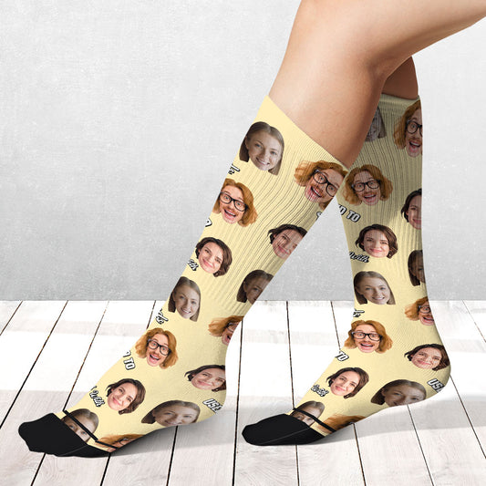 Ich habe mit Legenden zusammengearbeitet – personalisierte Kollegensocken