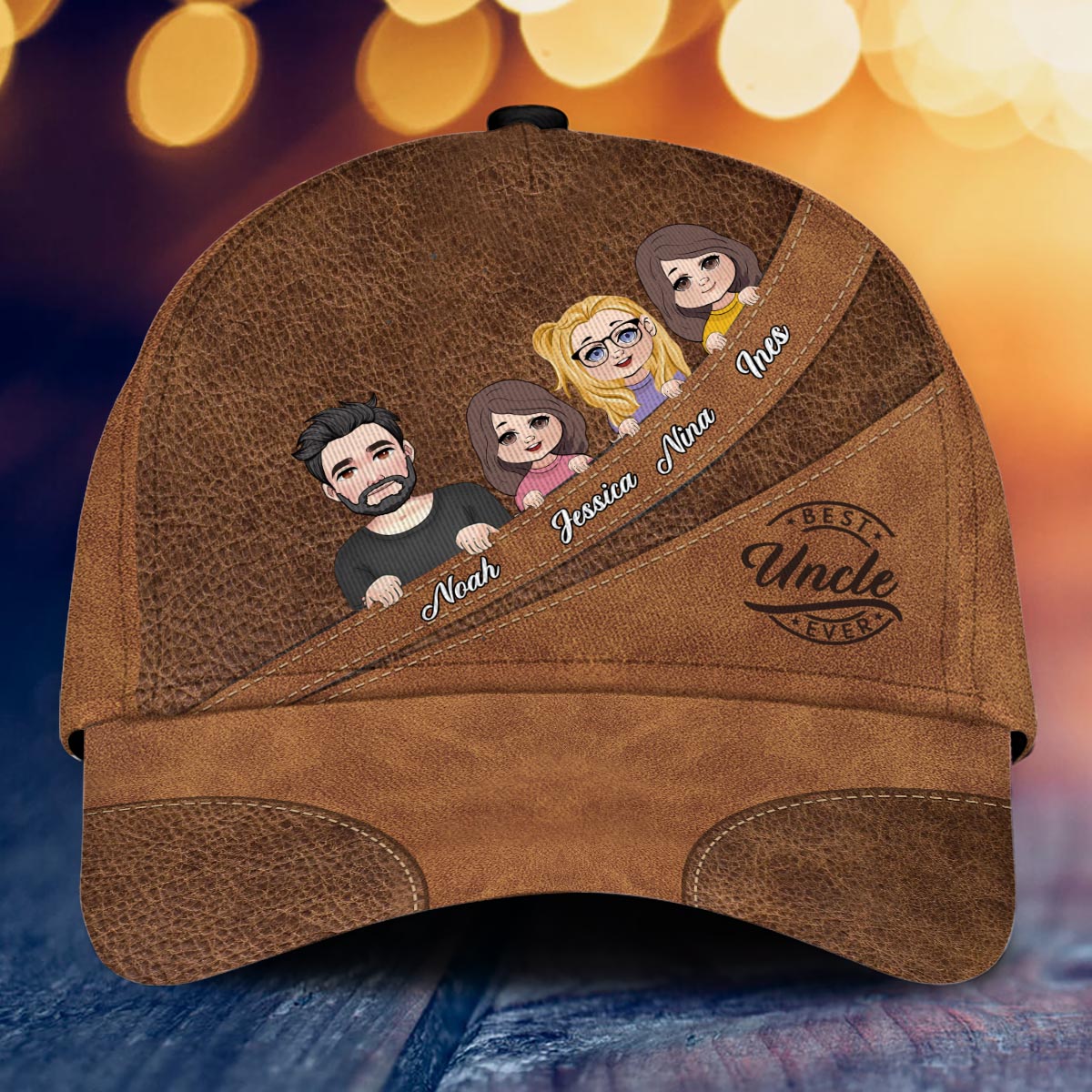 Best Dad Ever - Gift for dad, grandma, grandpa, mom, uncle, aunt - Personalized Classic Cap