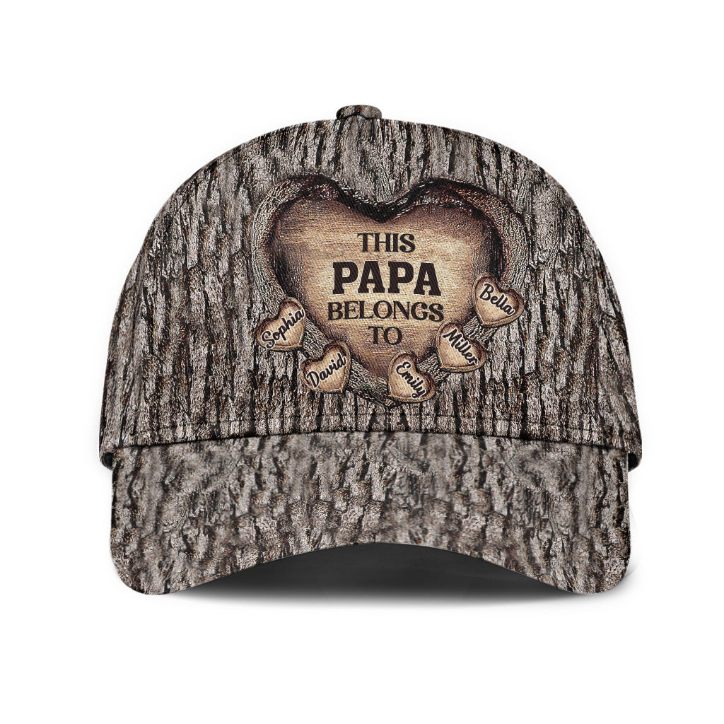 Dad's Heart - Gift for dad, grandma, grandpa, mom, uncle, aunt, brother, sister - Personalized Classic Cap
