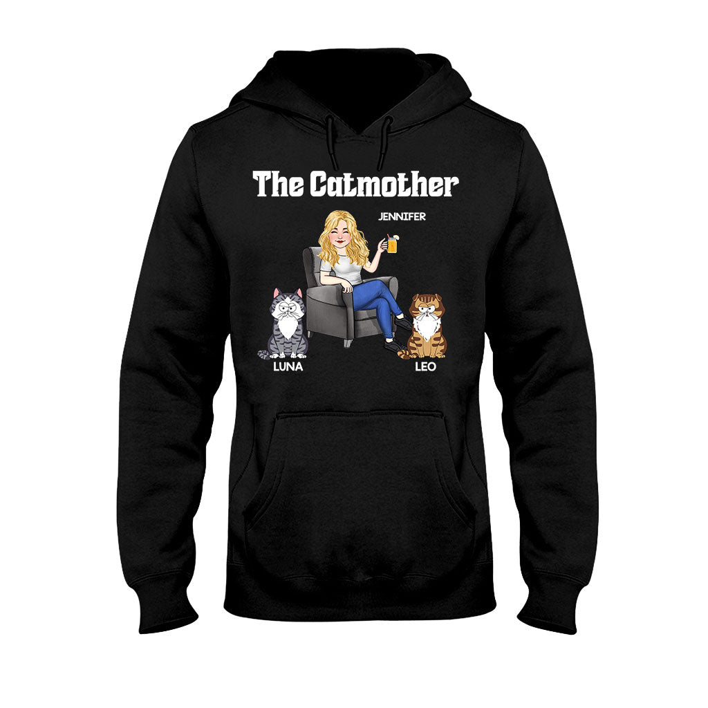 Die Katzenmutter – Personalisiertes Katzen-T-Shirt und Hoodie