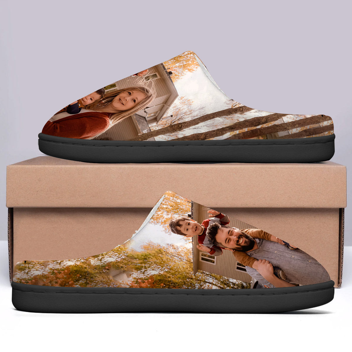 Custom Photo Slippers - Personalized Family Slippers