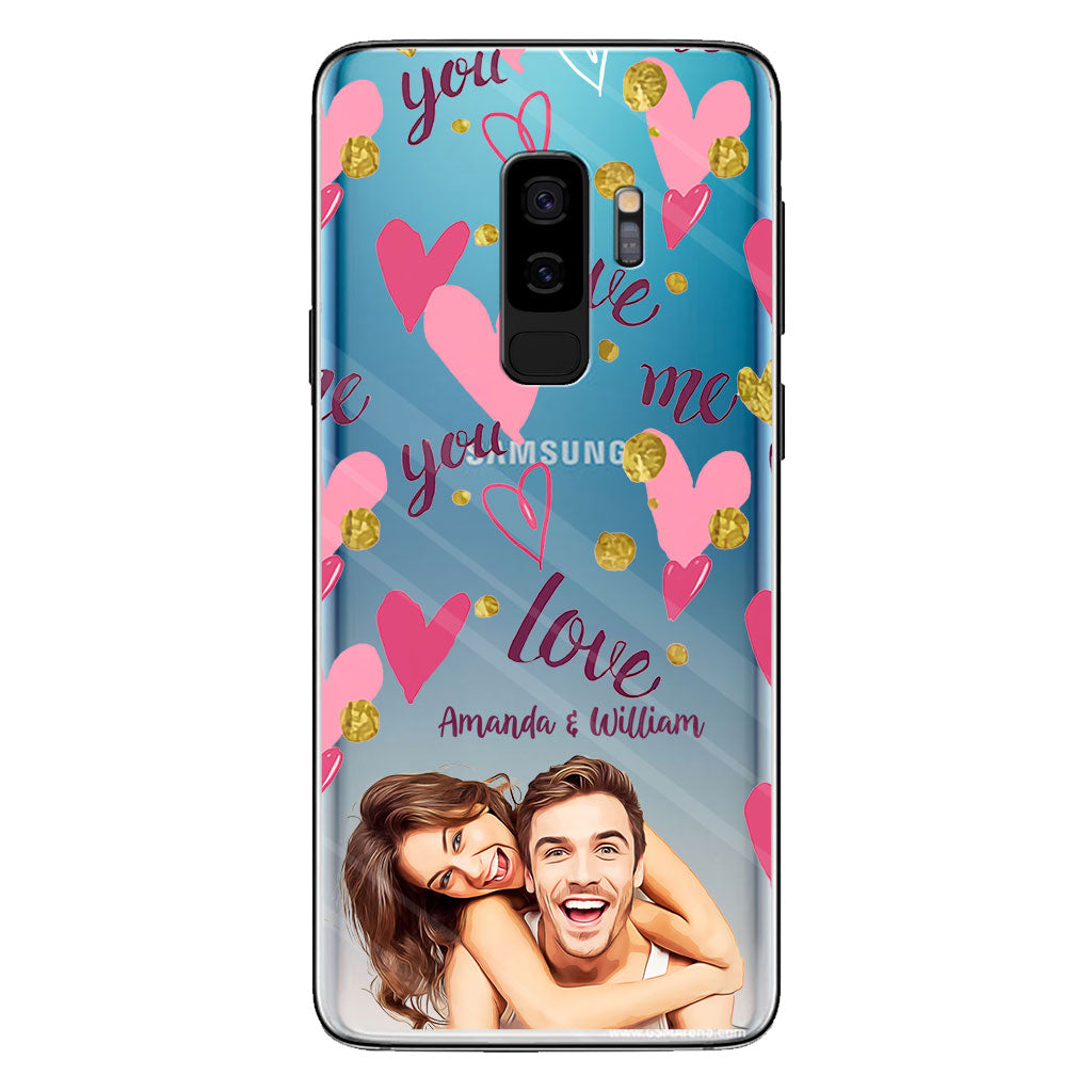 I'm Yours - Personalized Couple Clear Phone Case