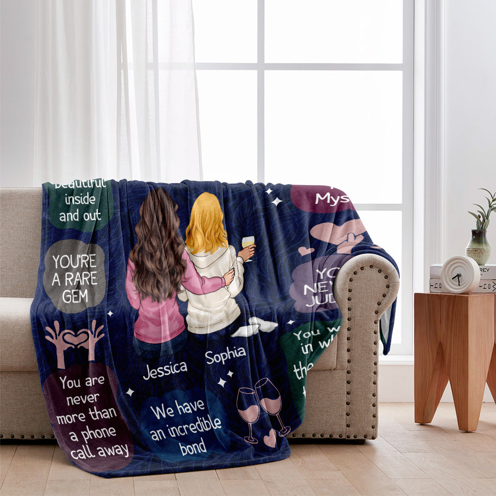 You Are My Bestie - Personalized Bestie Blanket