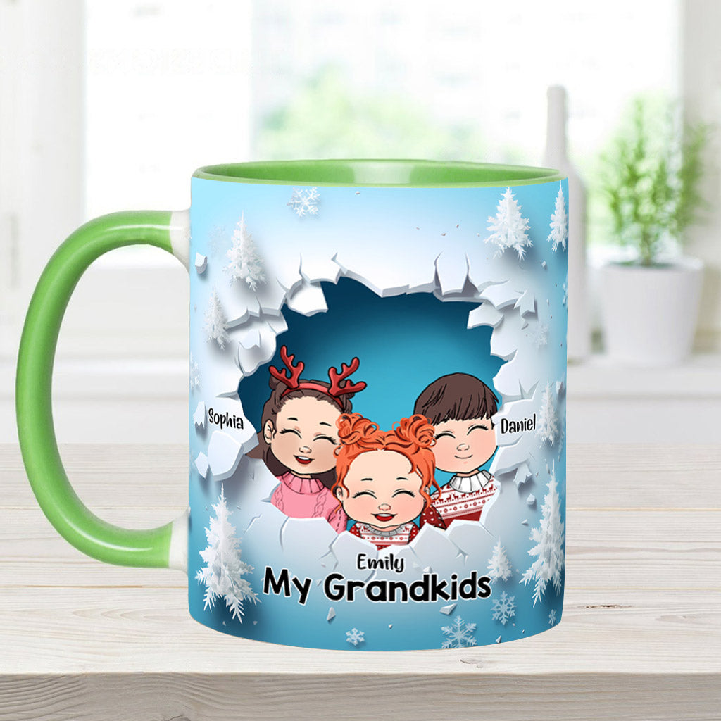 Meine Enkelkinder – Personalisierte Tasse mit Oma-Akzent