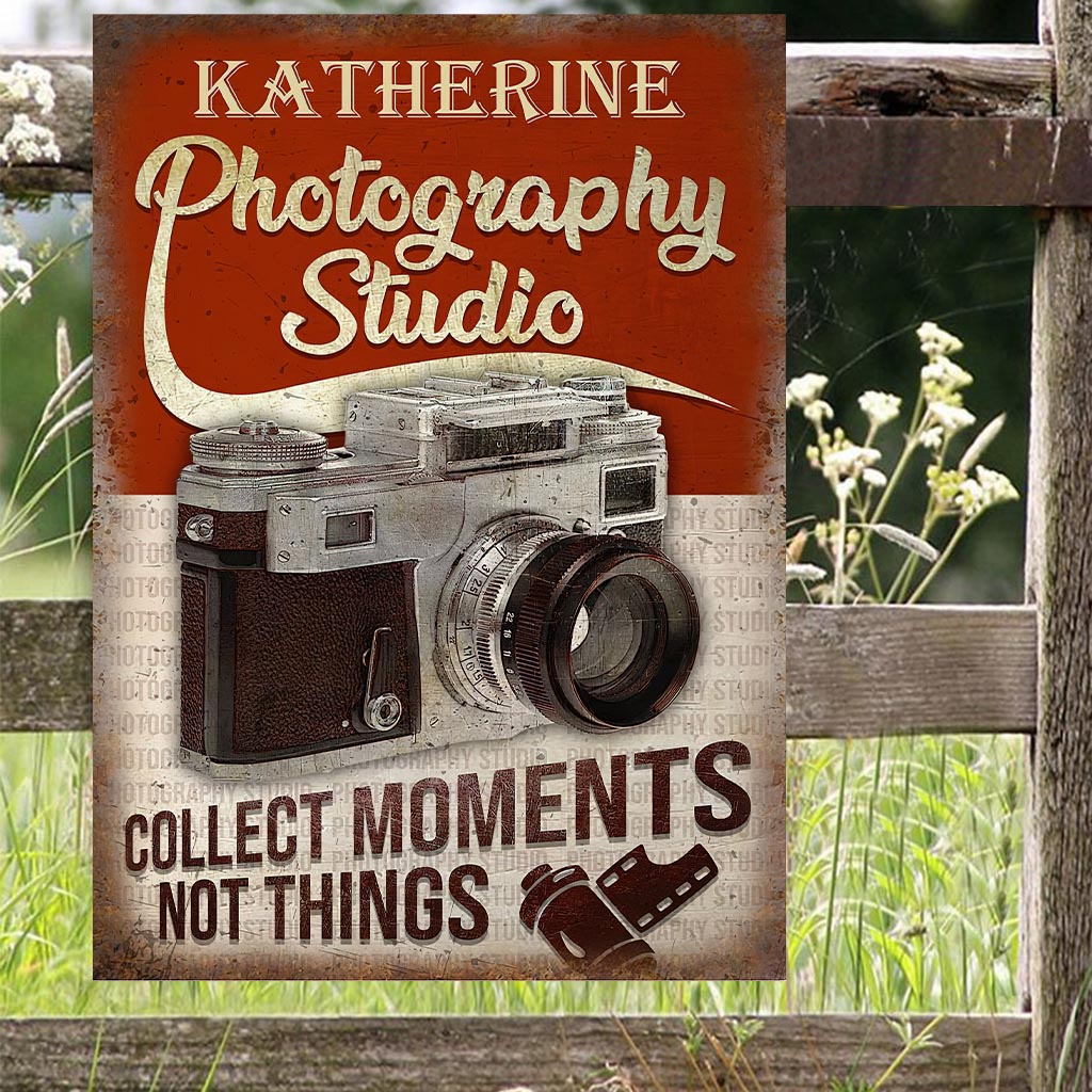 Photography Studio - Personalized Photography Rectangle Metal Sign