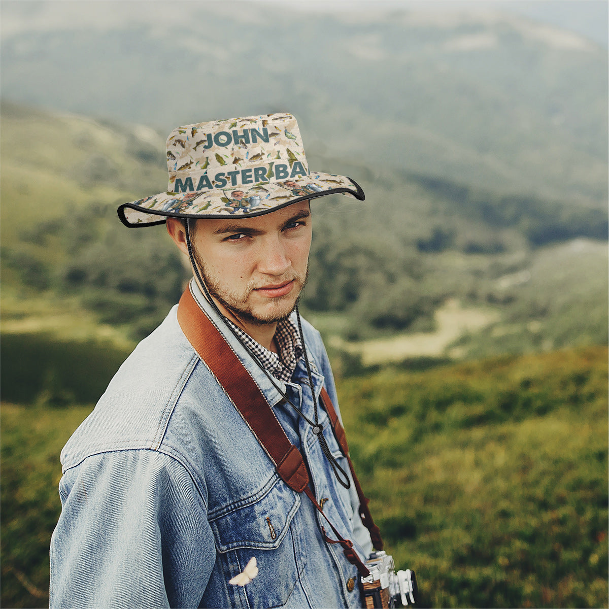 Master Baiter – Personalisierter Angel-Boonie-Hut
