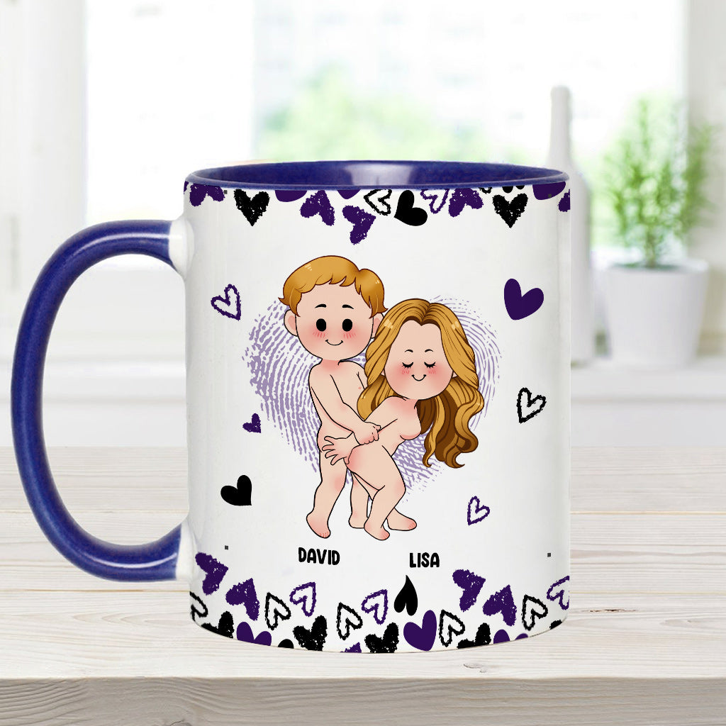 Lovely Couple - Personalized Couple Accent Mug