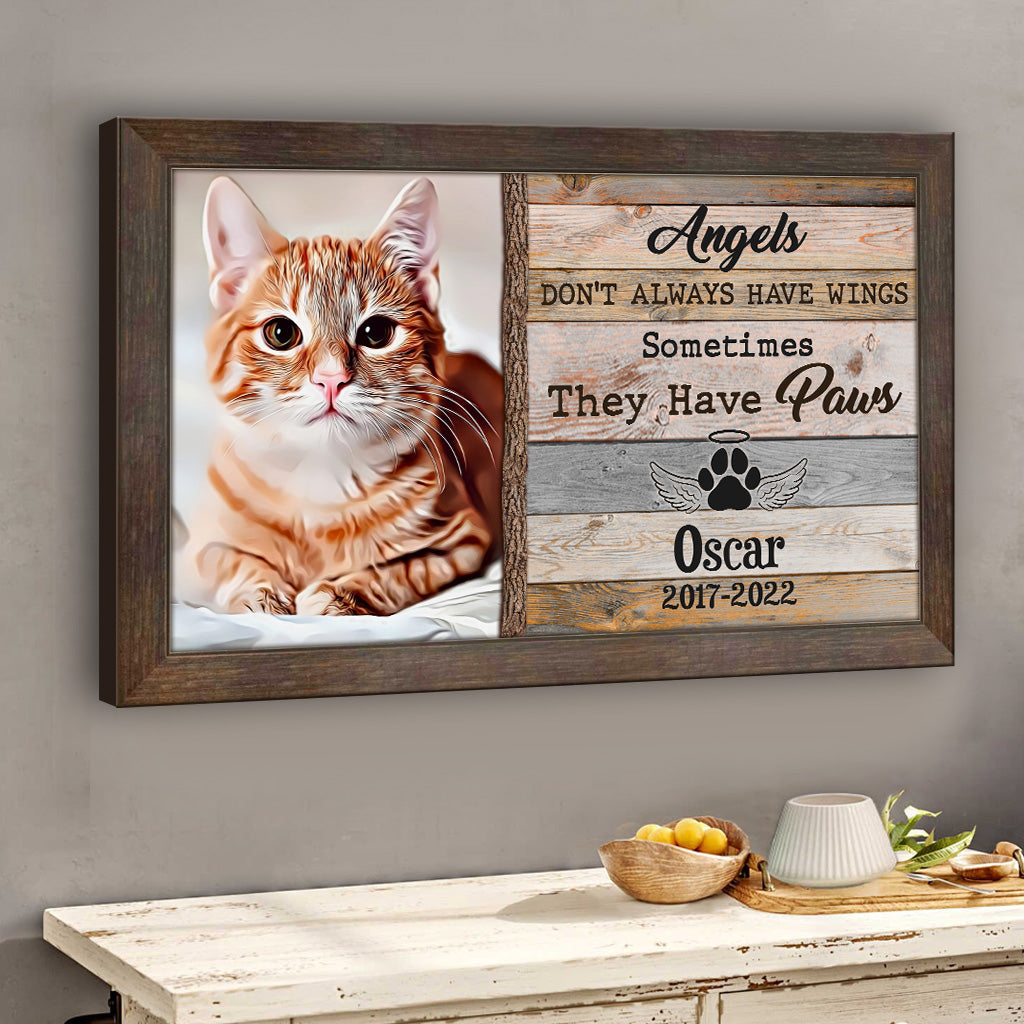 Les anges n'ont pas toujours d'ailes - Toile et affiche personnalisées pour chiens