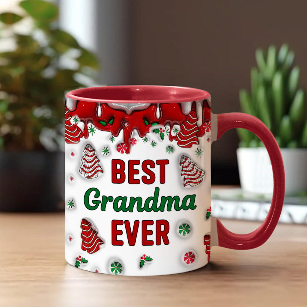 Meilleure grand-mère du monde - Cadeau pour grand-mère - Mug personnalisé