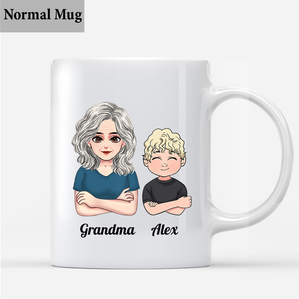 Telle mère, telle fille… Oh mince ! – Cadeau familial pour tante, maman, grand-mère – Mug personnalisé