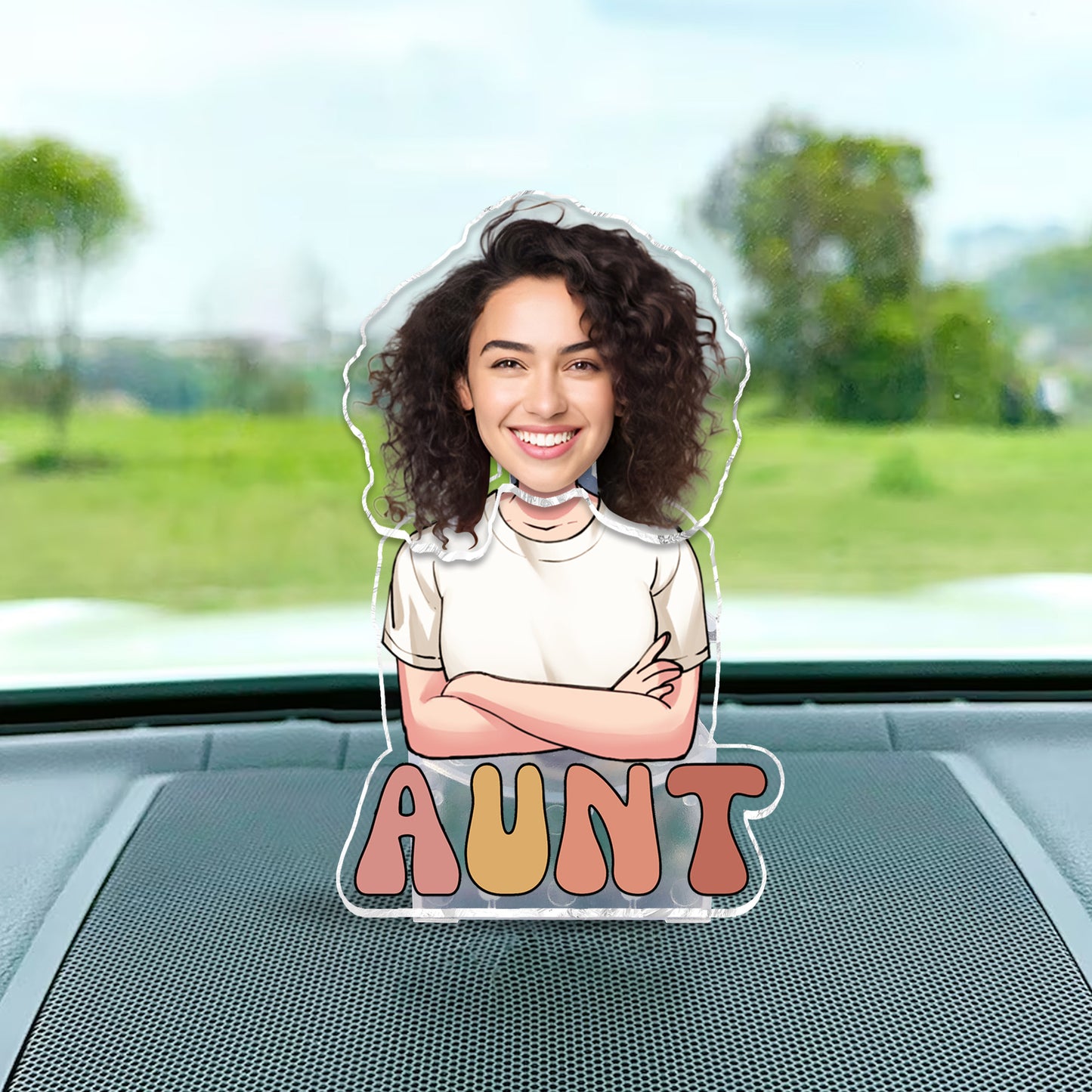 Tante – Geschenk für Tante – Personalisierter Wackelkopf