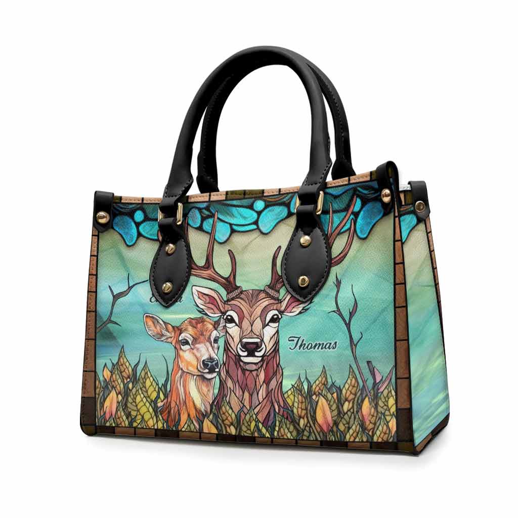 You & Me We Got This - Personalized Hunting Leather Handbag