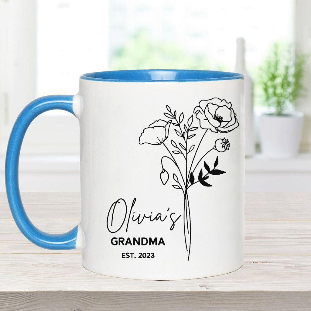 Promue grand-mère - Cadeau pour grand-mère - Mug personnalisé