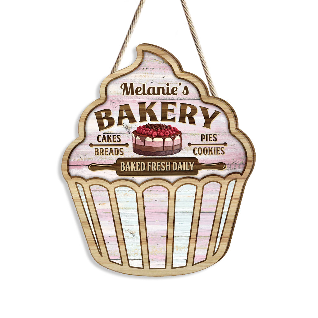 Just A Girl Who Loves Baking - Personalized Baking Wood Sign