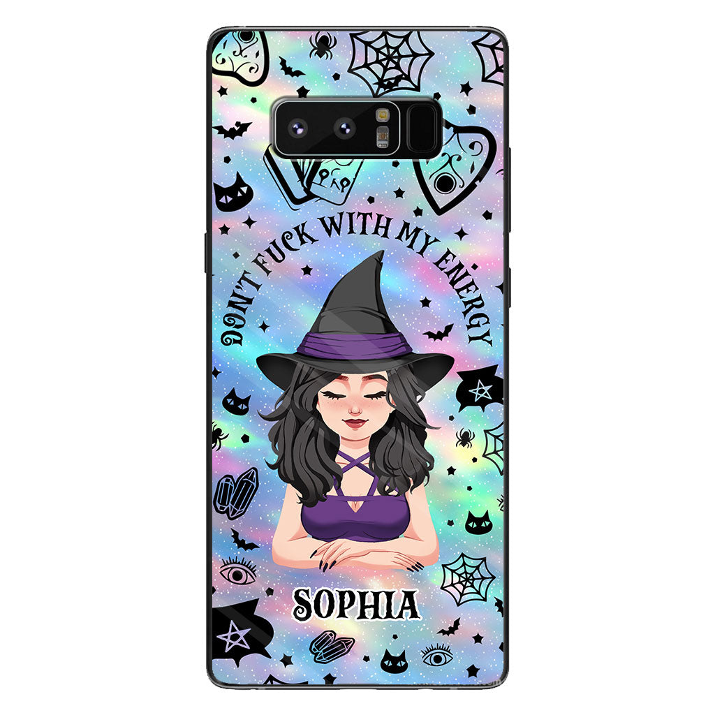 Don't F With My Energy - Personalized Witch Phone Case