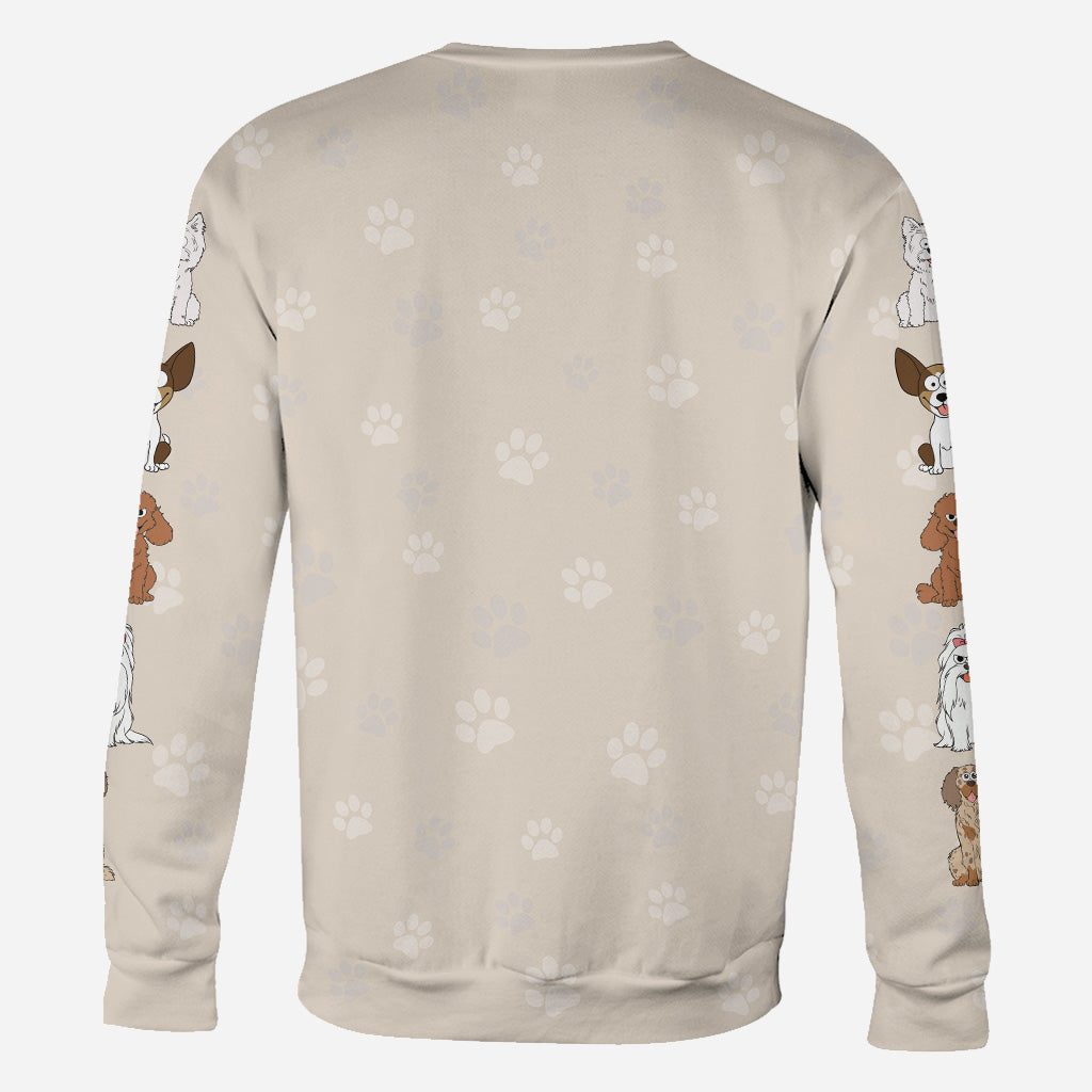 Maman de chien/Maman de chat/Maman d'animaux/Papa ​​de chien/Papa ​​de chat... - T-shirt personnalisé pour chien