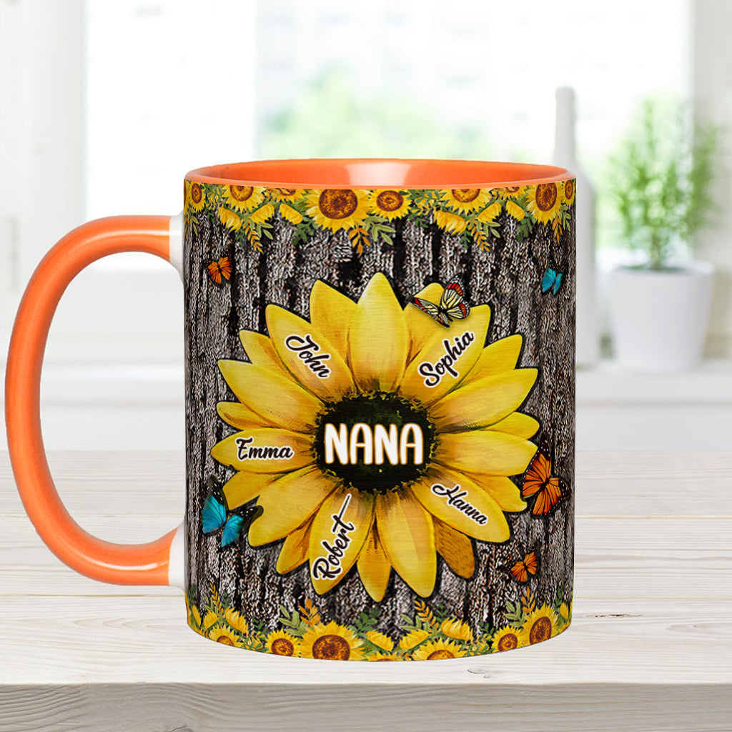 Nana's Garden - Personalisierte Tasse mit Oma-Motiv
