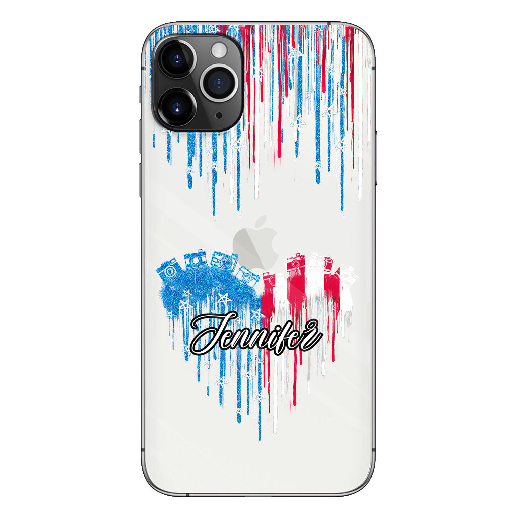 Love Photography - Personalized Photography Clear Phone Case