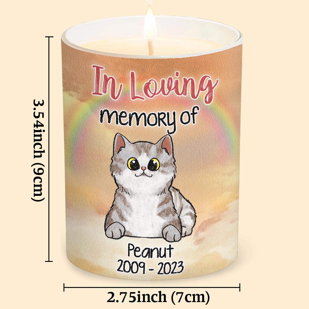Your Light Shine In Our Hearts - Personalized Dog Candle With Wooden Lid