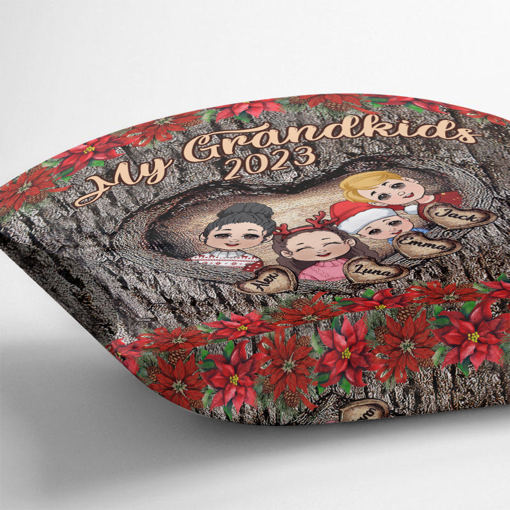 My Grandkids - Personalized Grandma Throw Pillow