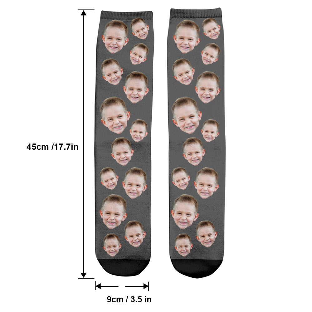 Custom Face - Personalized Kid Socks