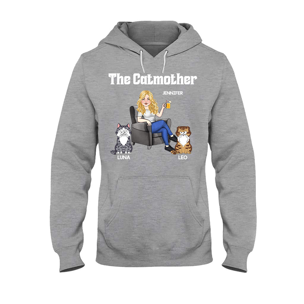 Die Katzenmutter – Personalisiertes Katzen-T-Shirt und Hoodie