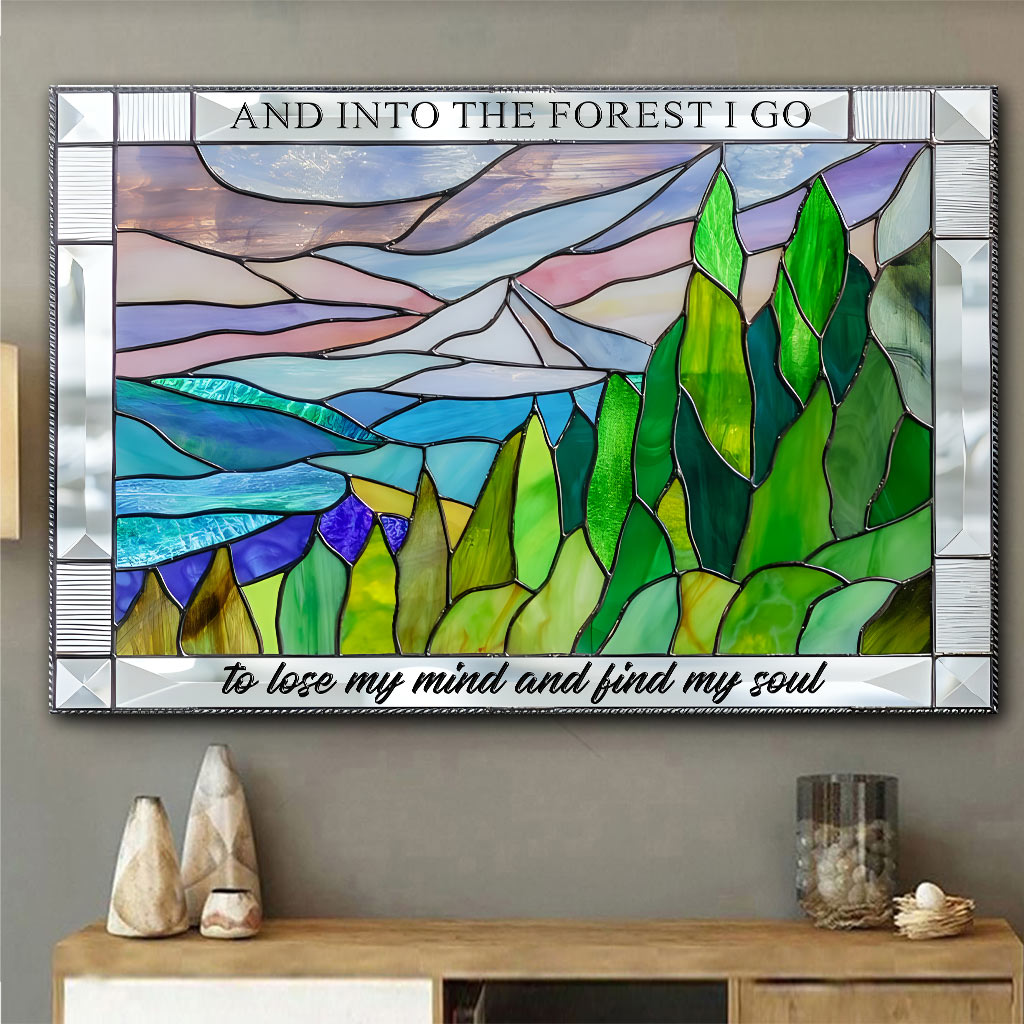 And Into The Forest I Go Hiking Canvas And Poster