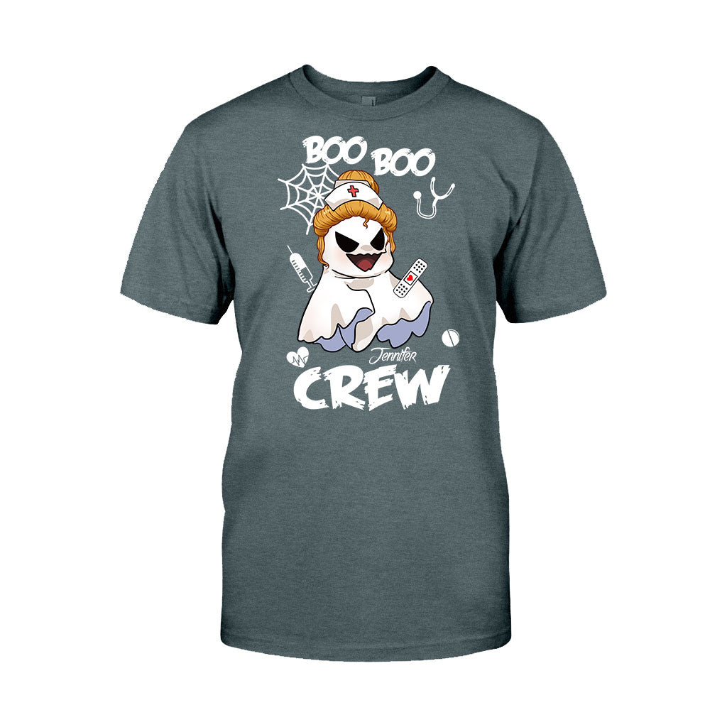 Boo Boo Crew - Personalized Nurse T-shirt And Hoodie