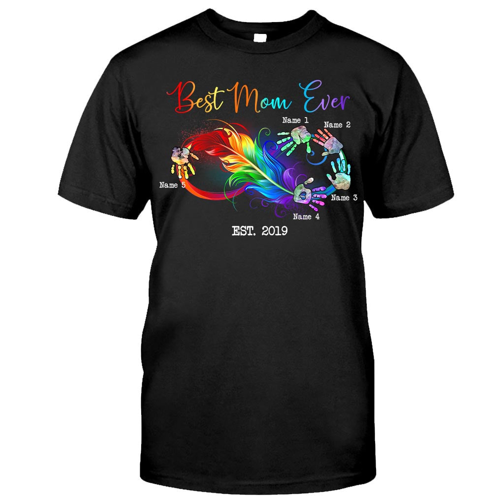 Blessed Mama - Gift for mom, grandma - Personalized T-shirt And Hoodie