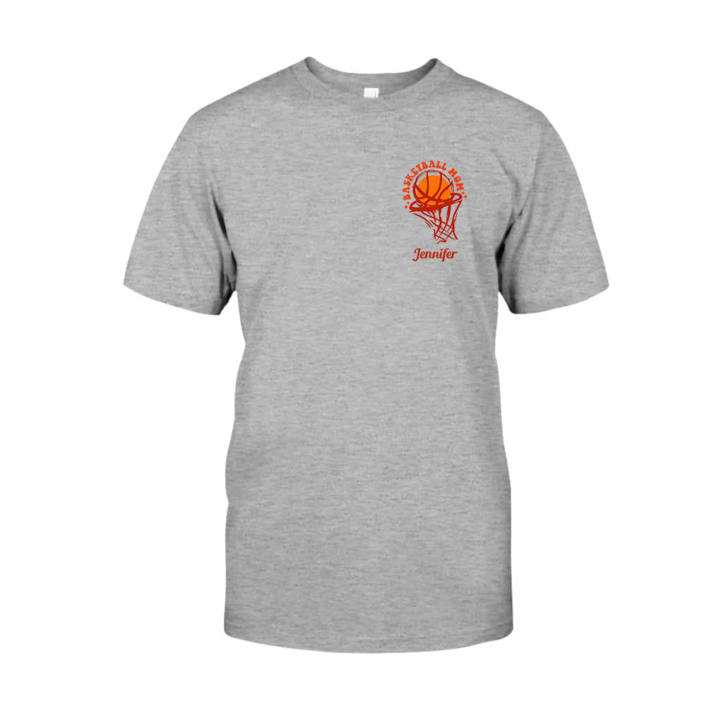 Maman basketteuse - T-shirt et sweat à capuche personnalisés sur le thème du basket-ball
