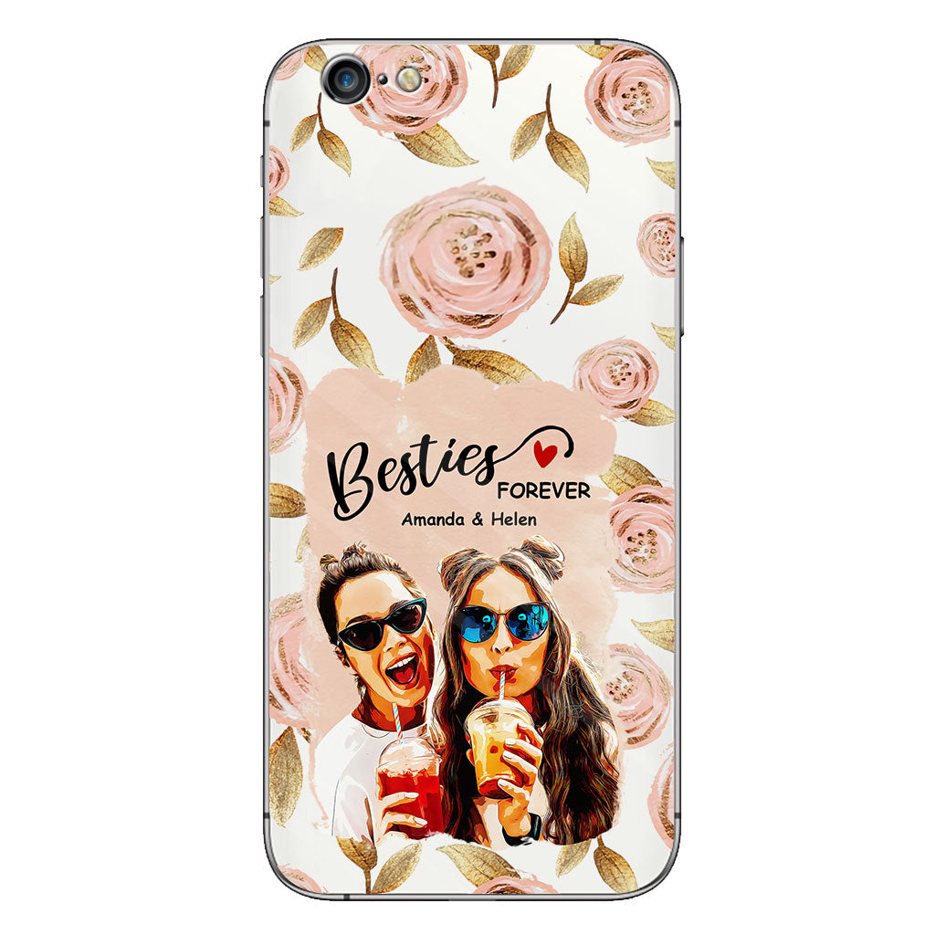 Besties Forever - Personalized Bestie Clear Phone Case