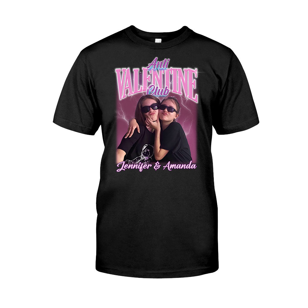 Anti-Valentinstag-Club – Personalisiertes Bestie-T-Shirt und Hoodie