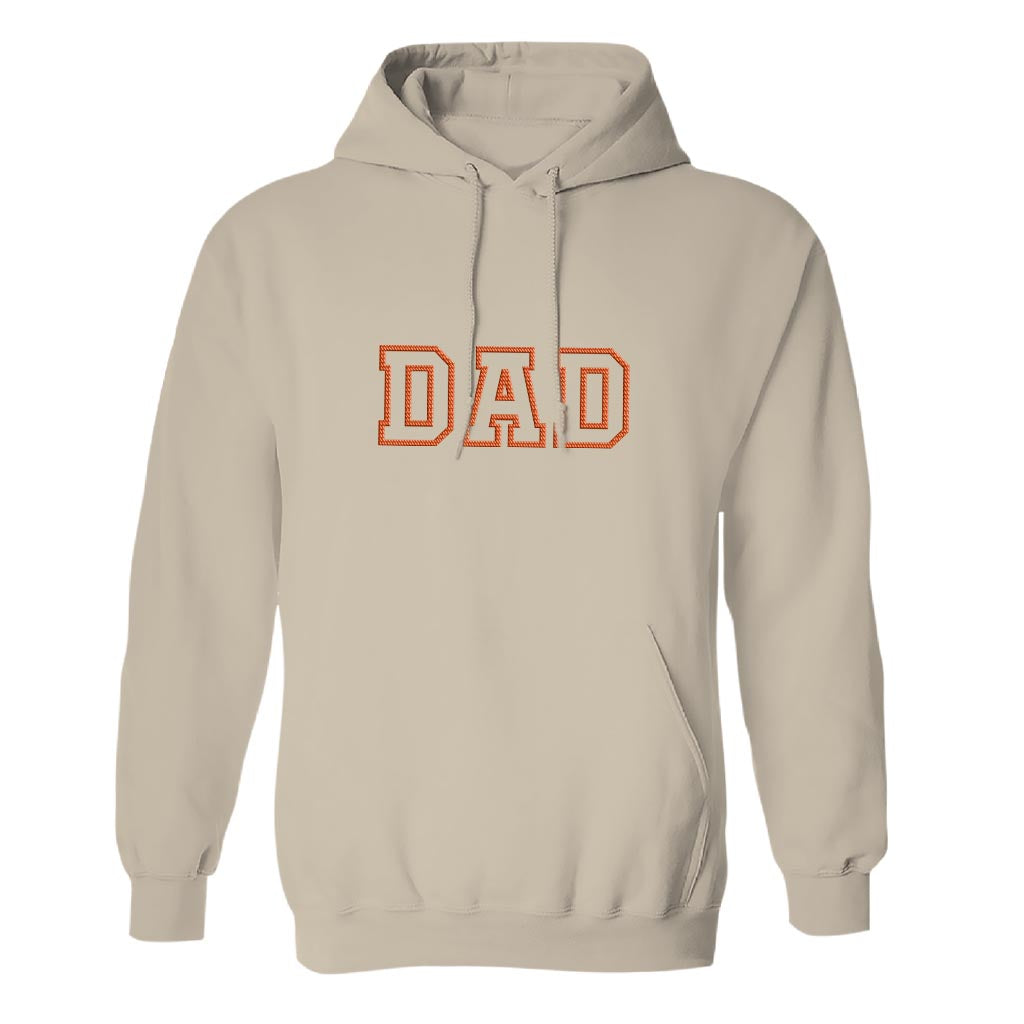 Custom Name - Personalized Father Embroidered Hoodie