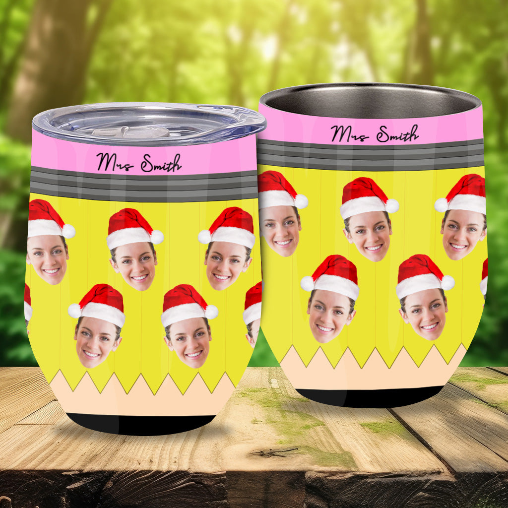 Lehrerleben – Personalisierter Weinbecher für Lehrer