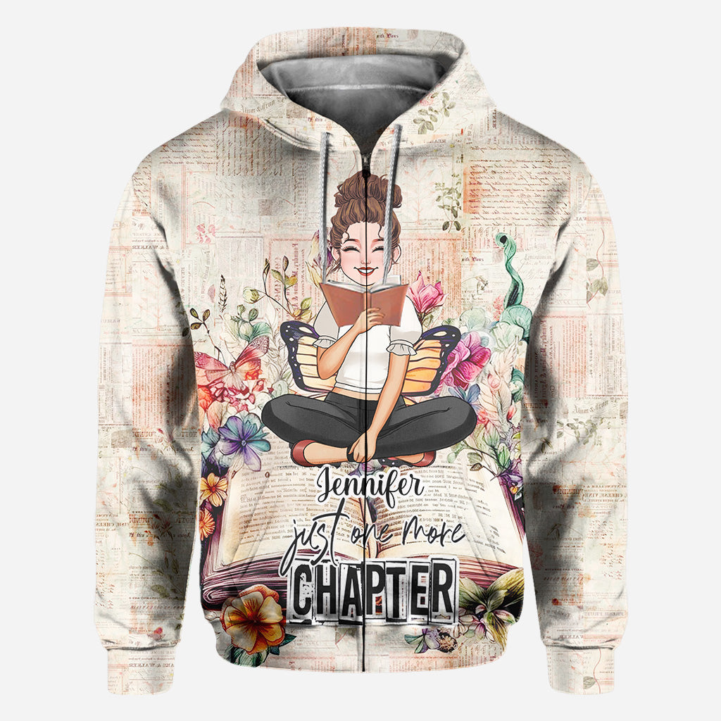 Just One More Chapter - Personalized Book All Over Shirt