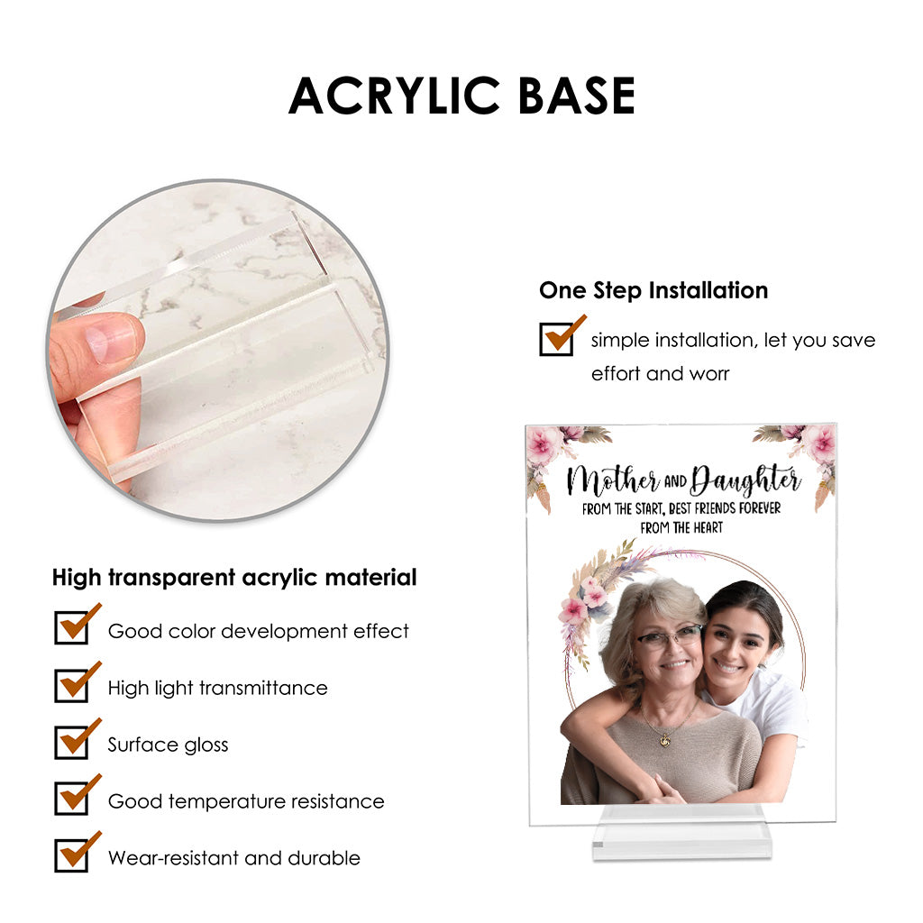 Mother And Children - Personalized Mother Transparent Acrylic Plaque