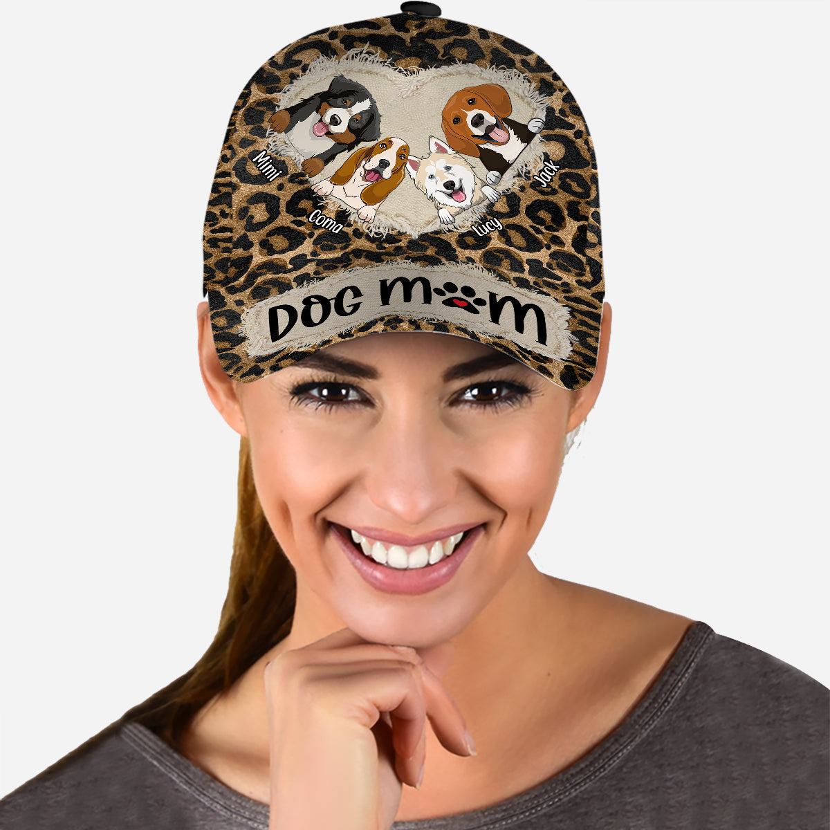 Dog Mom - Personalized Dog Classic Cap