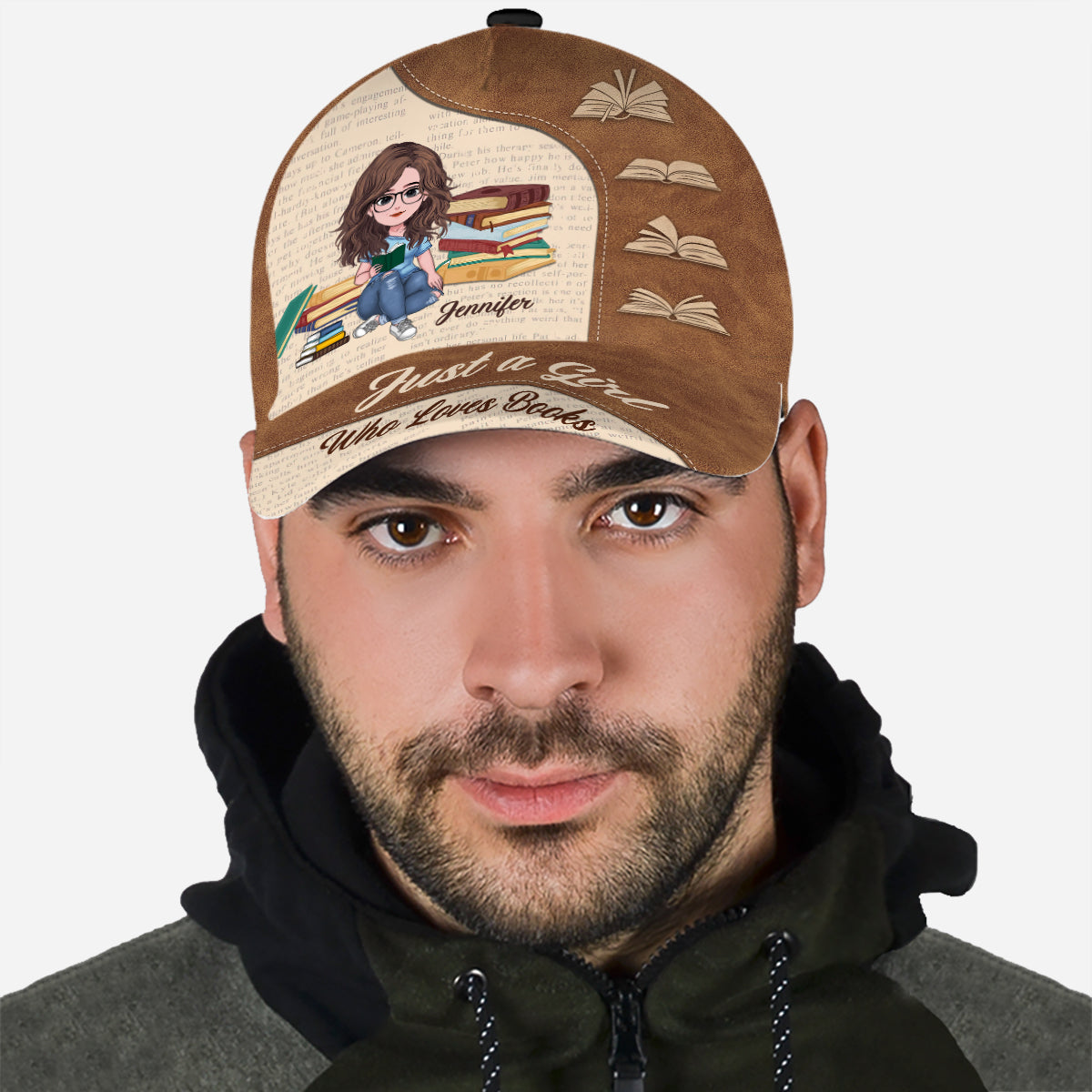 Just A Girl Who Loves Books - Personalized Book Classic Cap