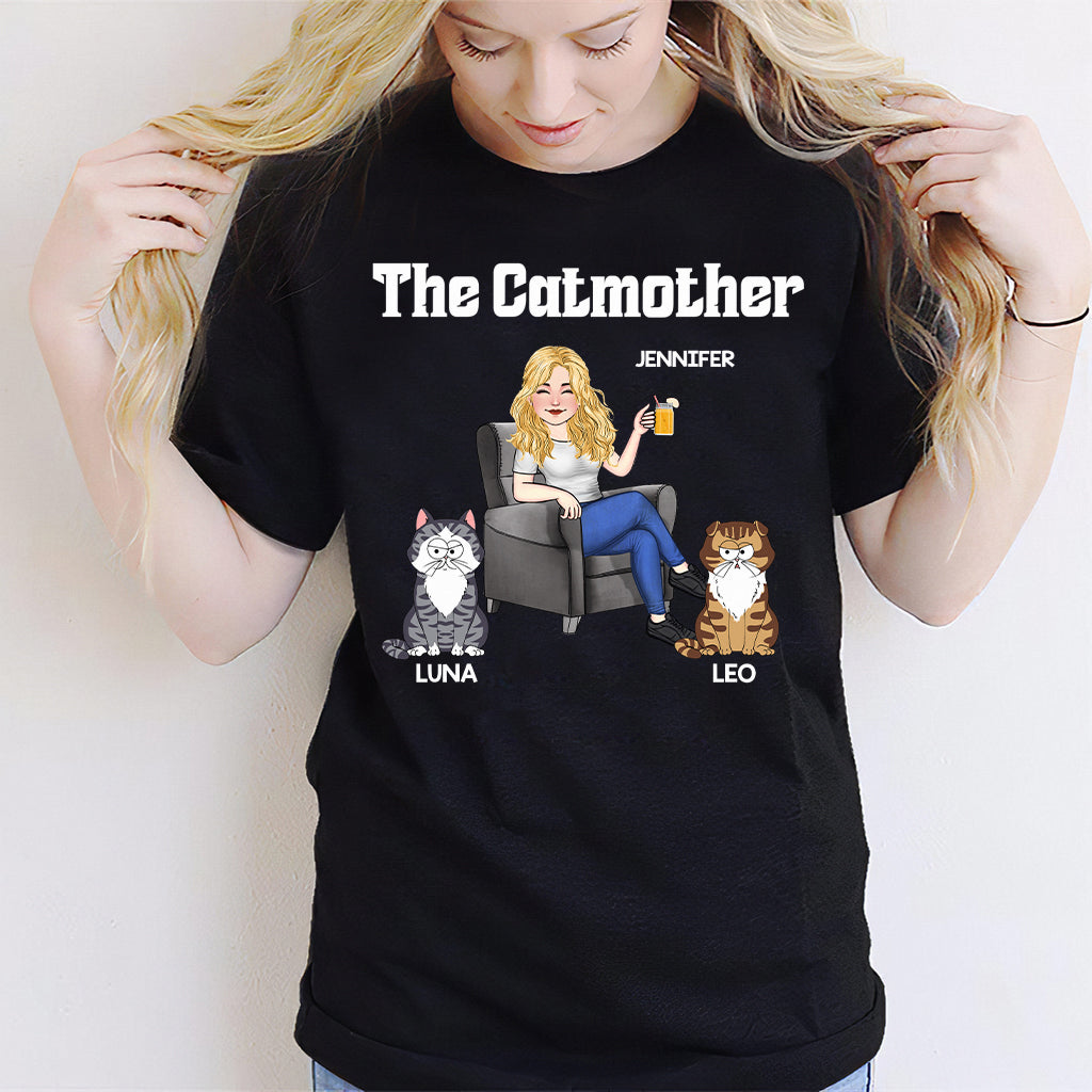 Die Katzenmutter – Personalisiertes Katzen-T-Shirt und Hoodie