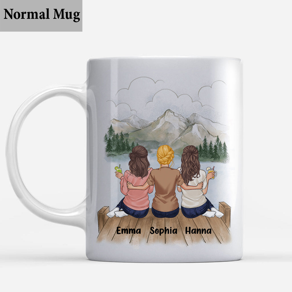 We'll Be Friends Until We're Old And Senile - Personalized Bestie Mug