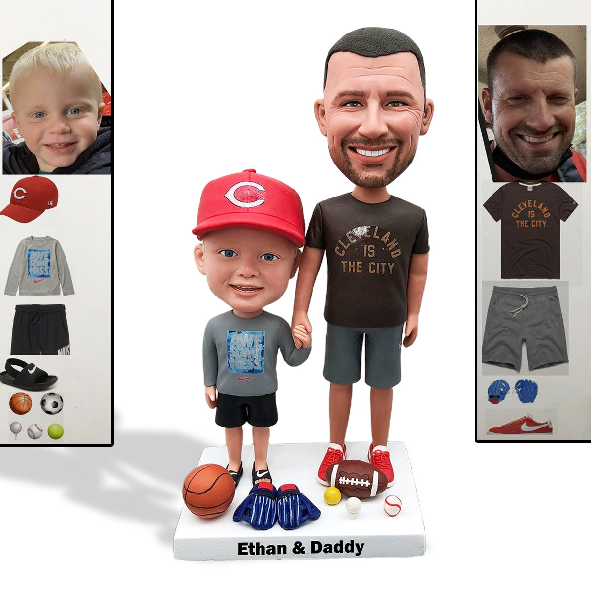 Custom Father Bobblehead - Personalized Father Bobblehead