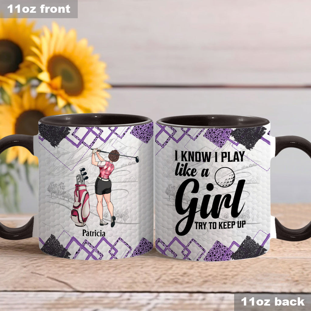 Cours de golf - Cadeau de golf pour elle, petite amie, épouse, fille - Mug personnalisé