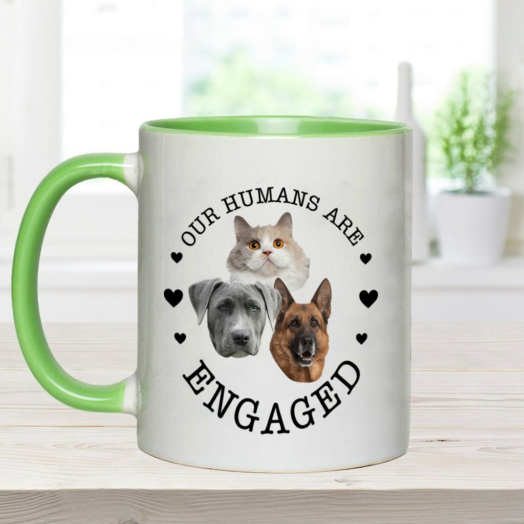 My Humans Are Getting Married Dog Cat - wedding gift for dog lover, cat lover - Personalized Accent Mug